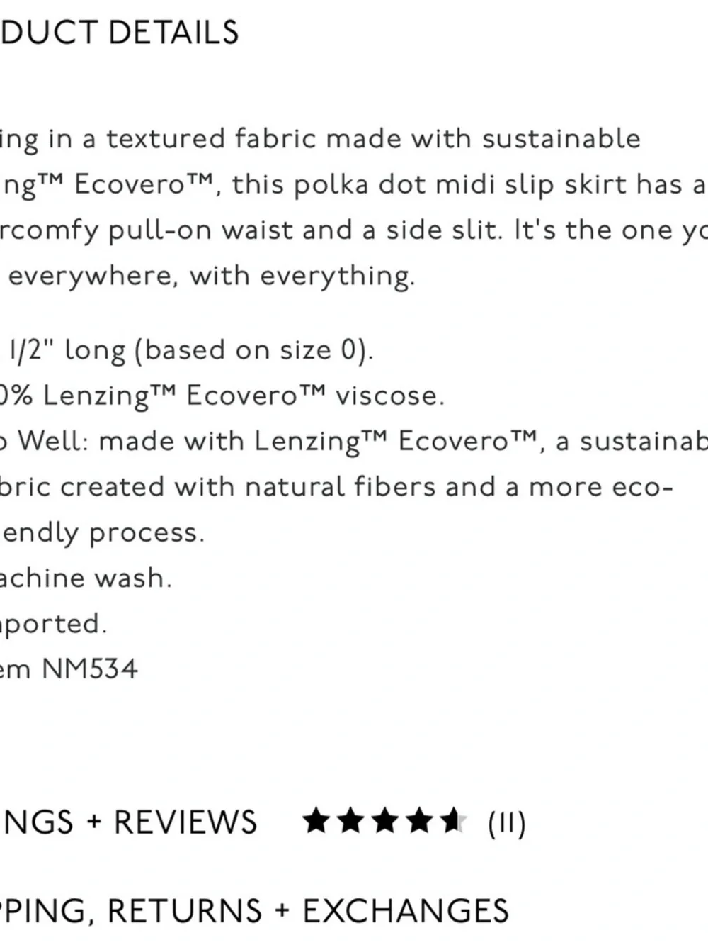 Madewell The Layton Midi Slip Skirt Polka Dot True Black - Picture 10 of 10